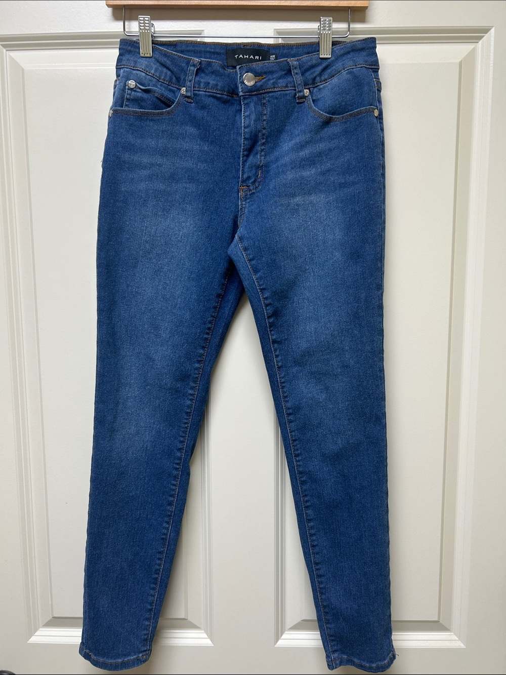 Tahari Dark Blue Slim Jeans